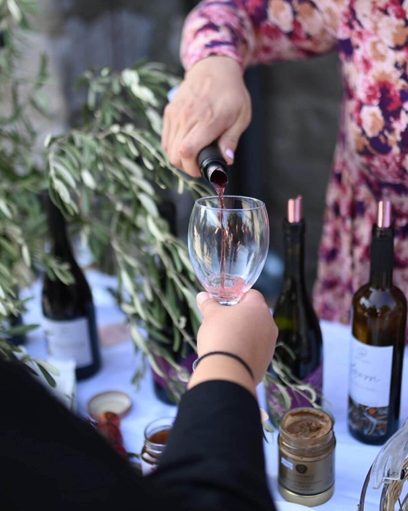 wine cellar and wine tasting