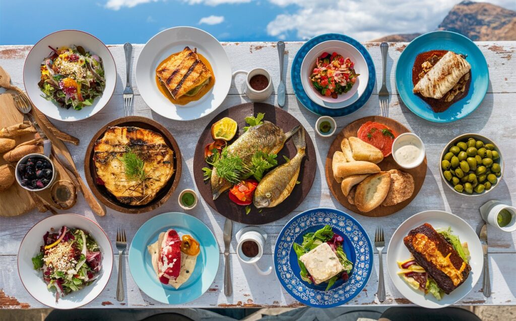greek cuisine and taverna