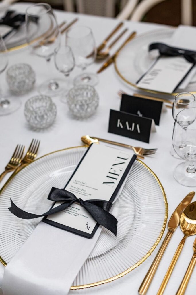 modern greek wedding colors decoration