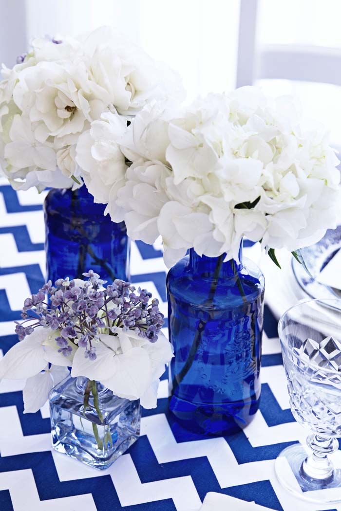 modern greek wedding colors decoration